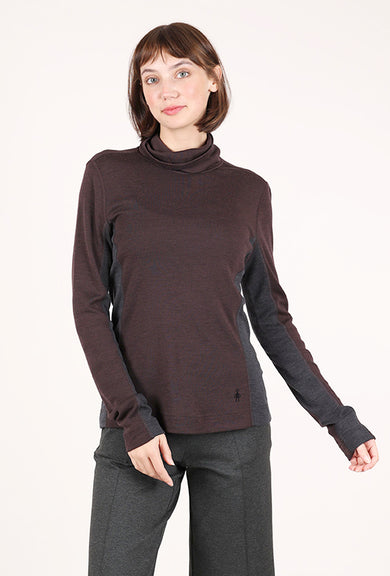 Smartwool Classic Merino Mockneck, Mink Heather