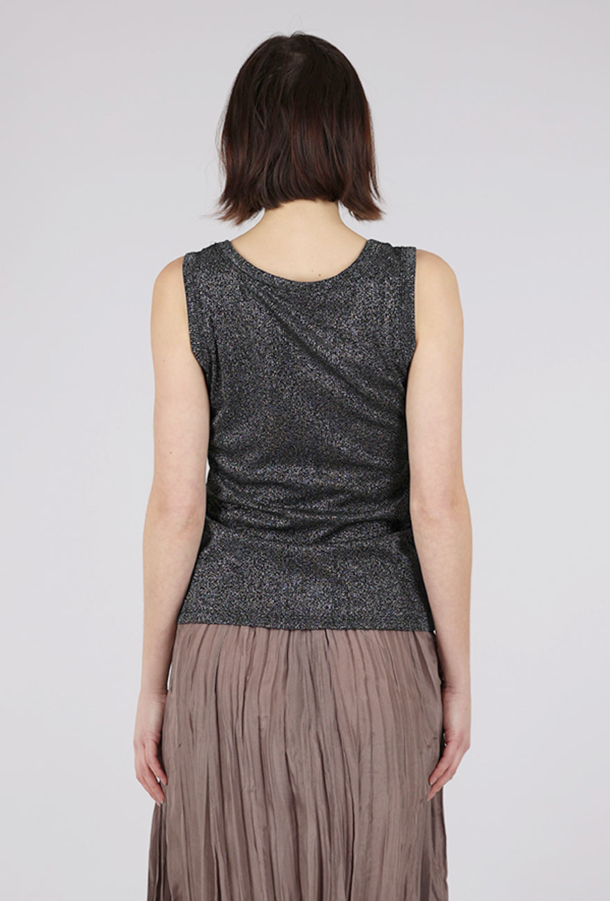 Insight New York Glitter Tank Top, Black