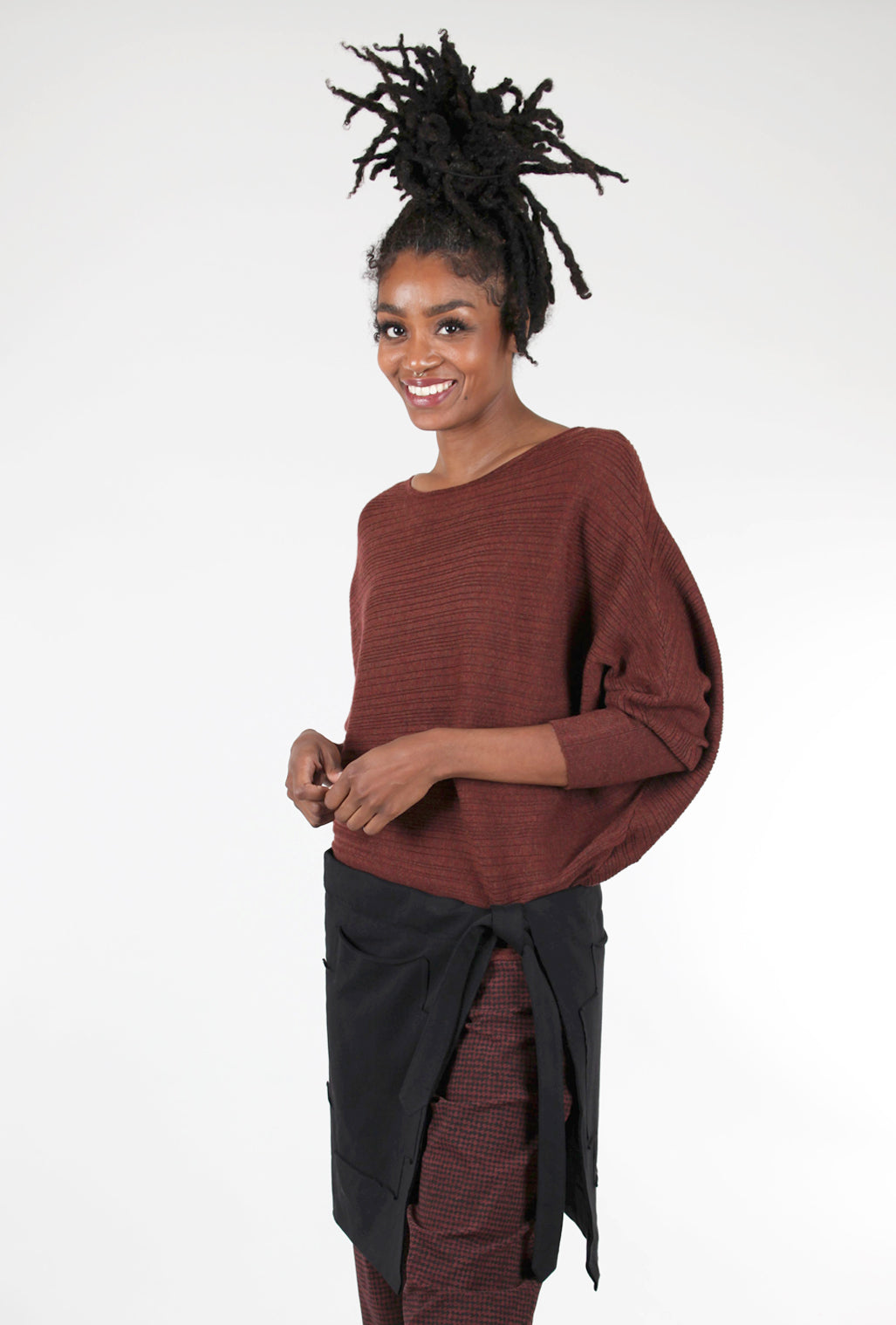 Pluslavie Plu Belt Sweat, Black