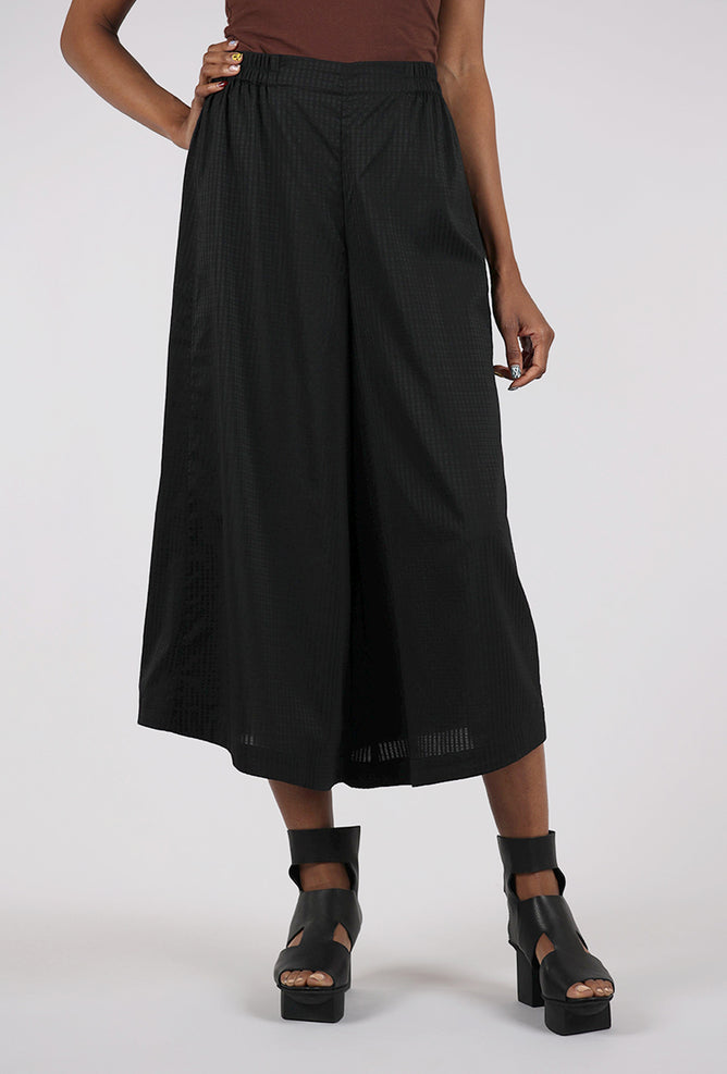 Bitte Kai Rand Seersucker Flared Pants, Black