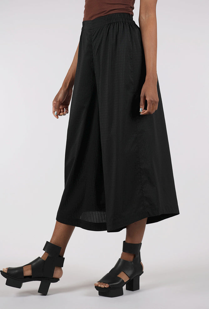 Bitte Kai Rand Seersucker Flared Pants, Black