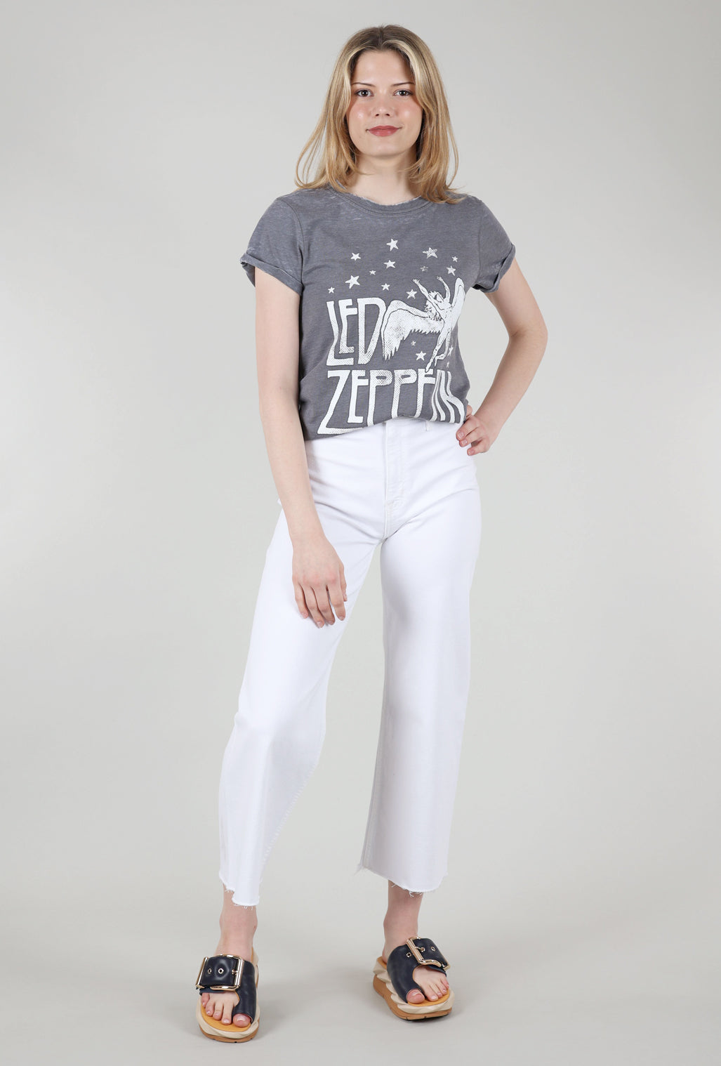 Pistola Penny Crop Denim, Blizzard