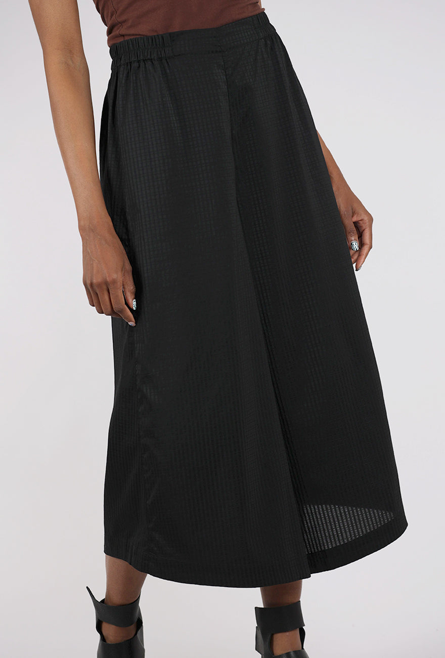 Bitte Kai Rand Seersucker Flared Pants, Black