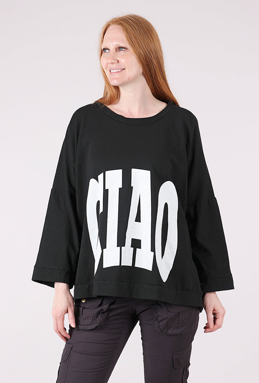 Me & Gee Ciao Sweatshirt, Black