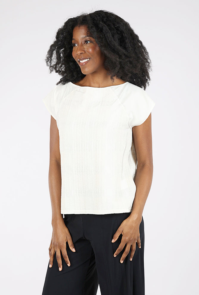 Cotelac Micro-Wave Top, Ivory