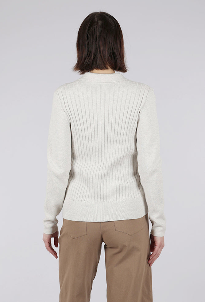 Kinross Cashmere Back Rib Knit Blazer, Champagne