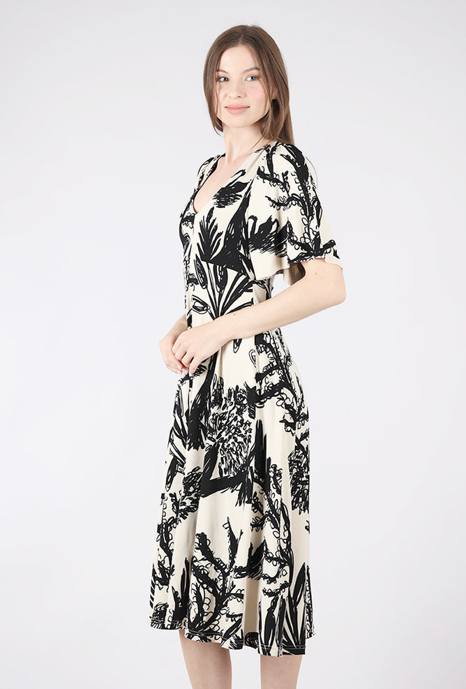 Bel Kazan Yasmin Dress, Lagoon Print