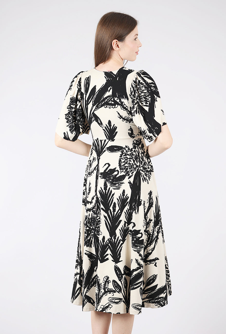 Bel Kazan Yasmin Dress, Lagoon Print