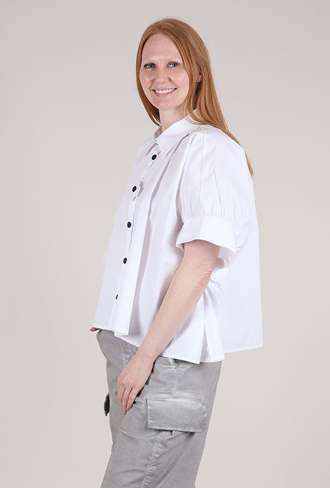 Pluslavie Short Shirt, White