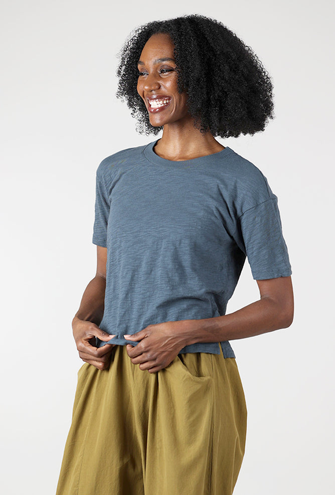Mododoc Shrunken Boxy Crew, Night Orchid