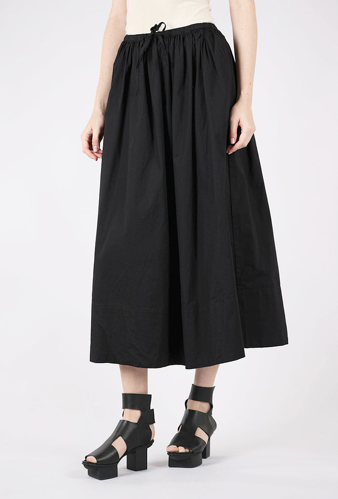 Pistola Noelle Poplin Maxi Skirt, Noir