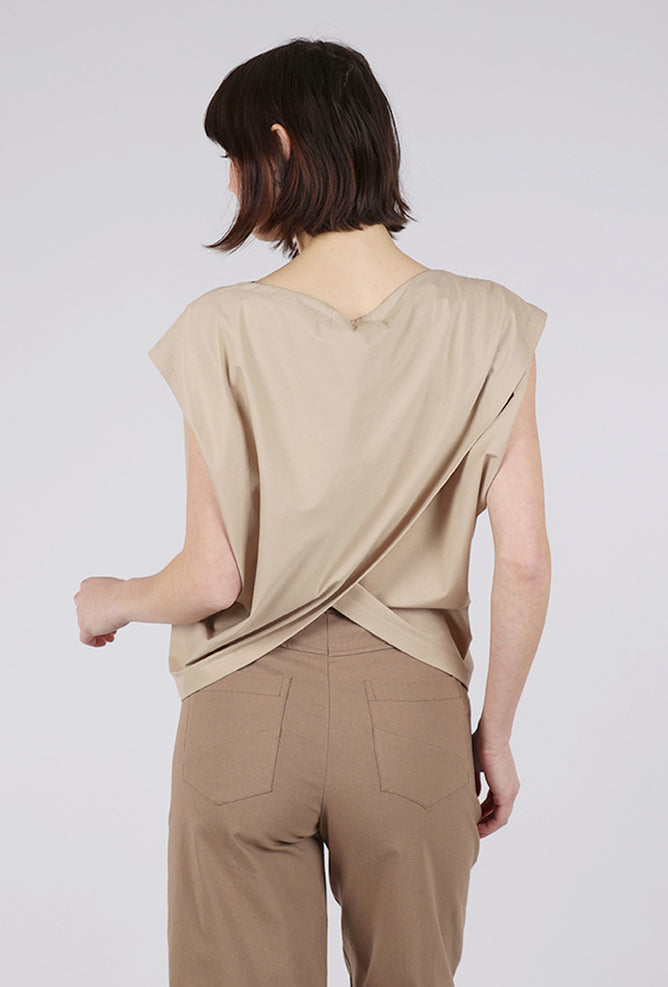 There-Elsewhere Tulip Tee, Nougat