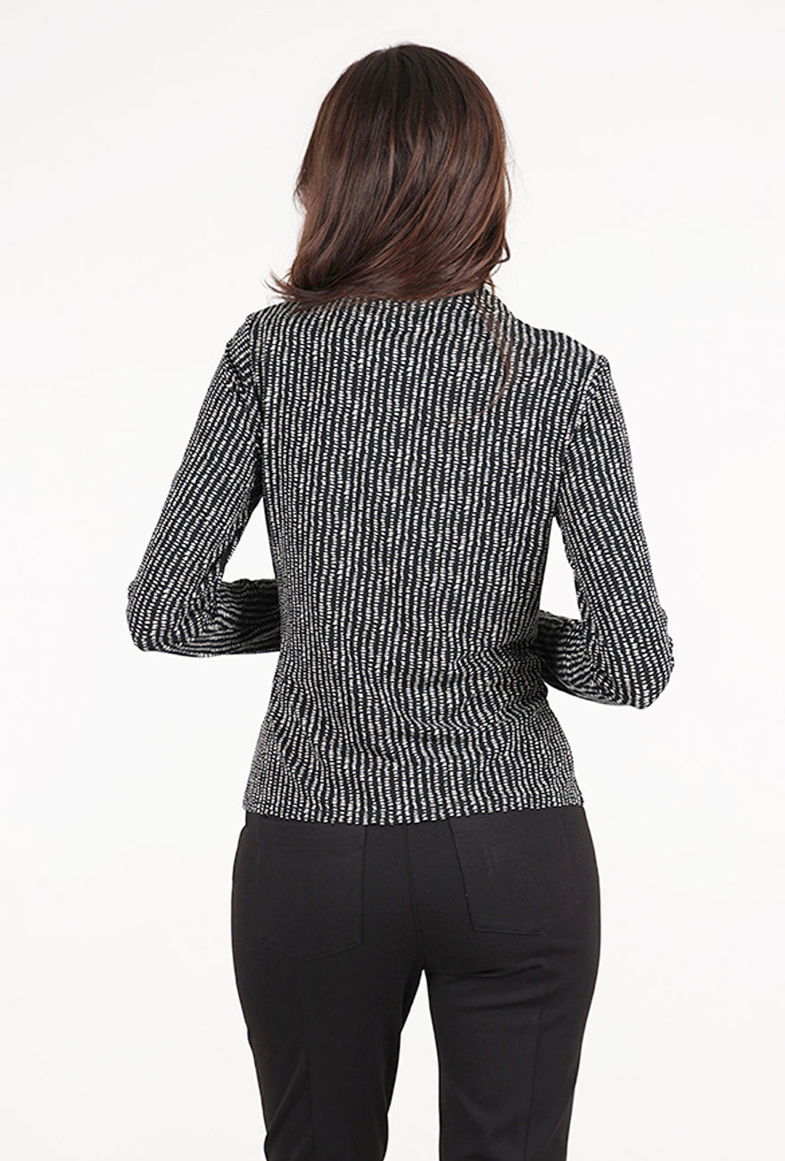 Habitat Core Travel Dots Tie Top, Black/Dove