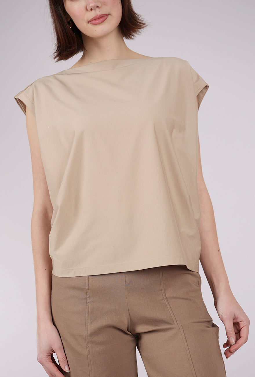 There-Elsewhere Tulip Tee, Nougat