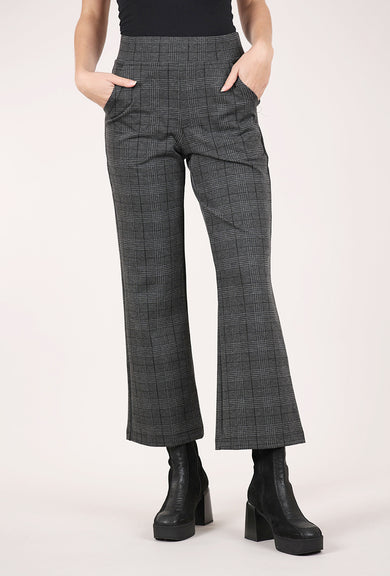 Wearables by XCVI Linus Flare Pant, Charcoal