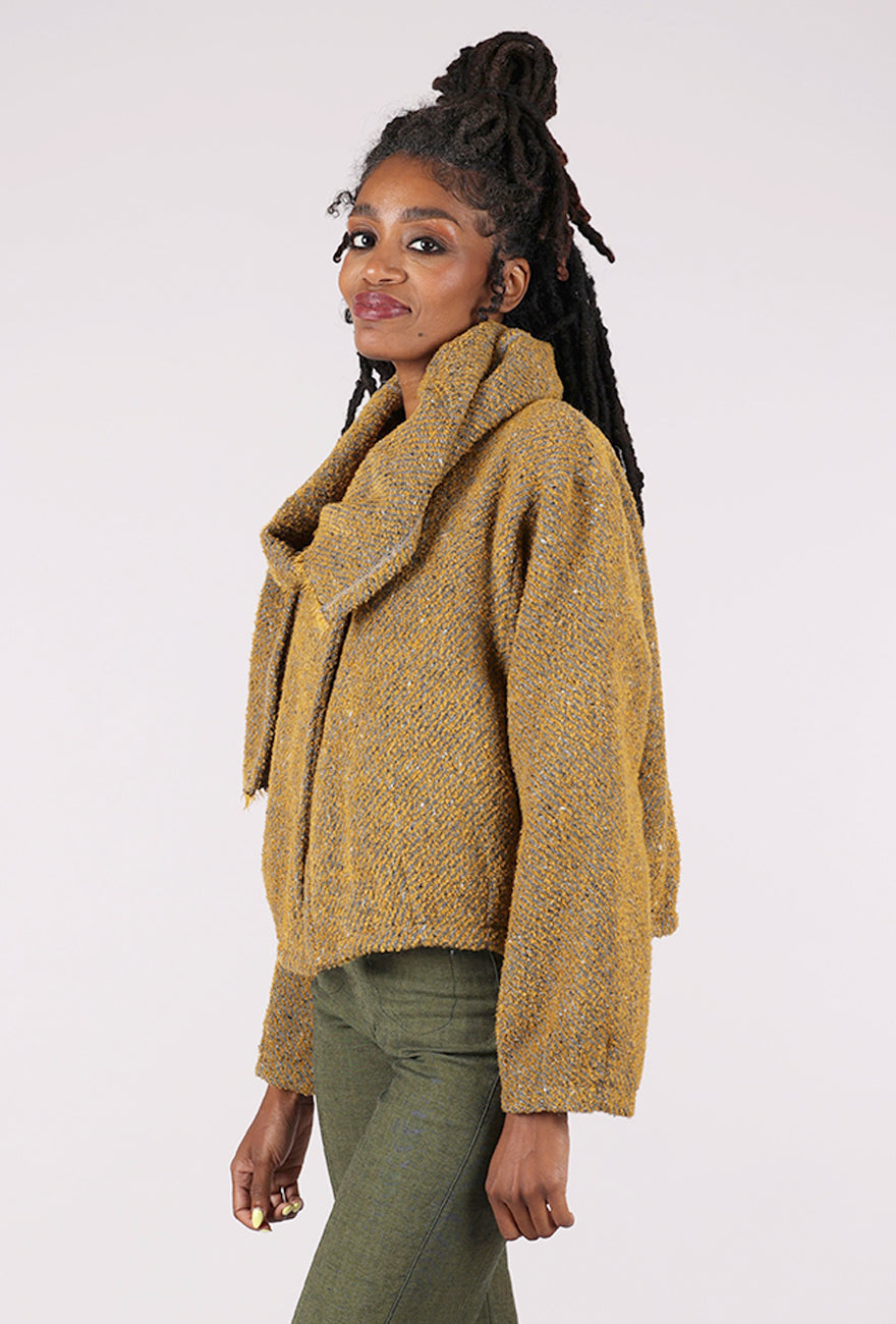 Lurdes Bergada Scarf Collar Jacket, Dijon