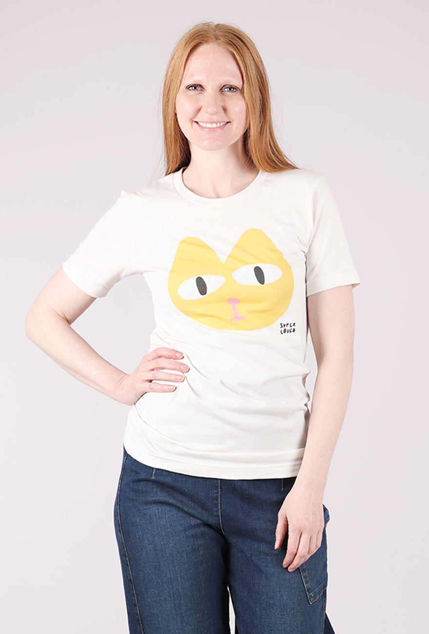 Joseph + Sue Cat's Meow Tee, White