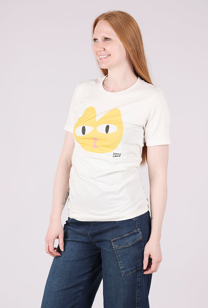 Joseph + Sue Cat's Meow Tee, White