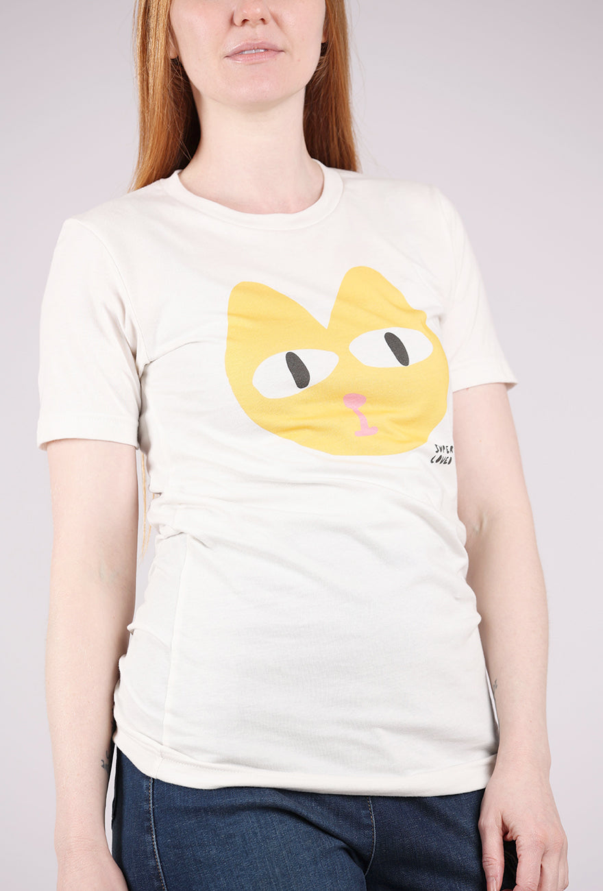 Joseph + Sue Cat's Meow Tee, White