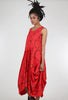 Patrizia Luca Print Balloon Dress, Red 