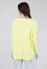 Planet Perfect Waffle Crew Sweater, Citron 