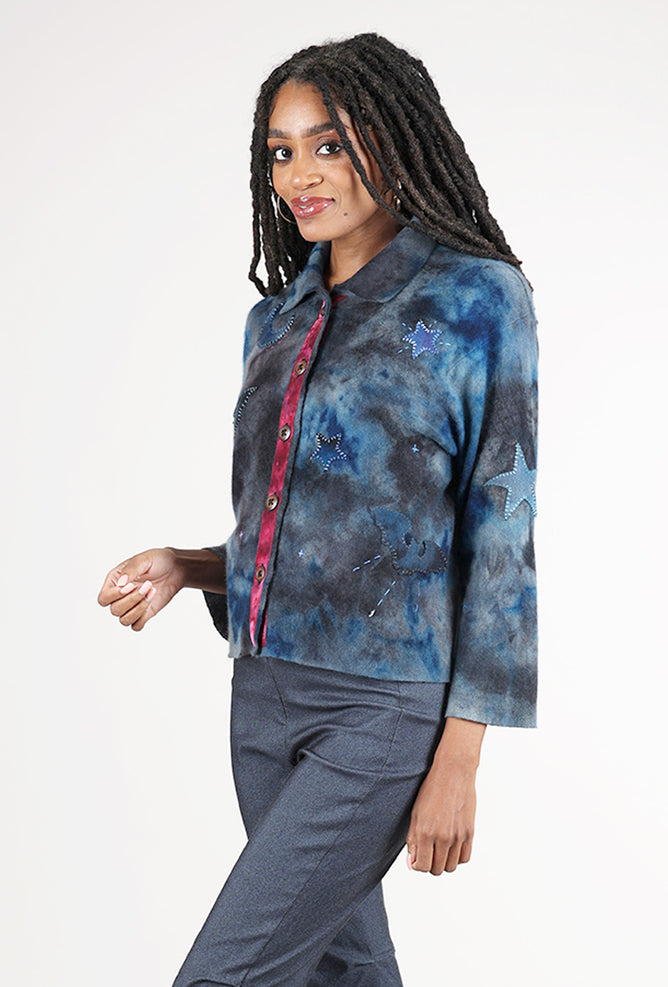 Galadriel Mattei Polo Decon Relaxed Crop, Nocturne