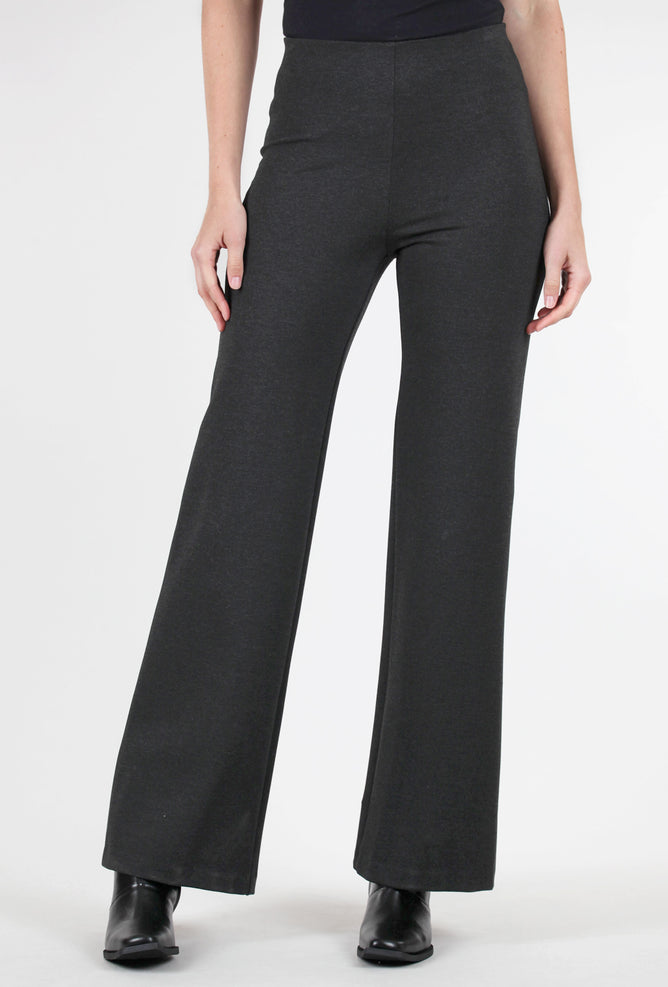 Equestrian Olivia Ponte Knit Pant, Dark Charcoal