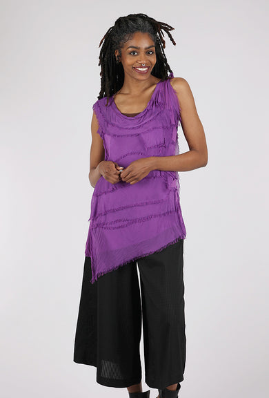 Liabella Tattered Tiers Top, Purple