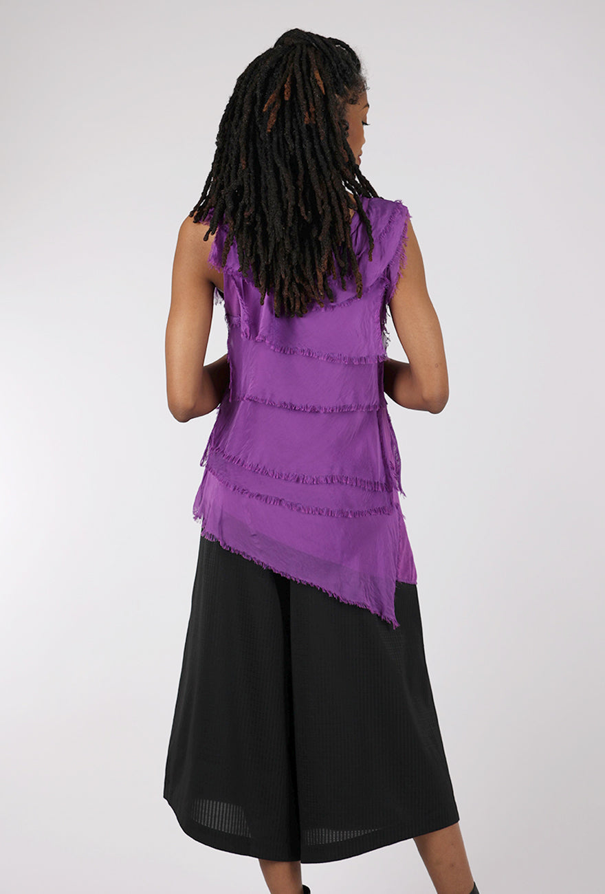 Liabella Tattered Tiers Top, Purple