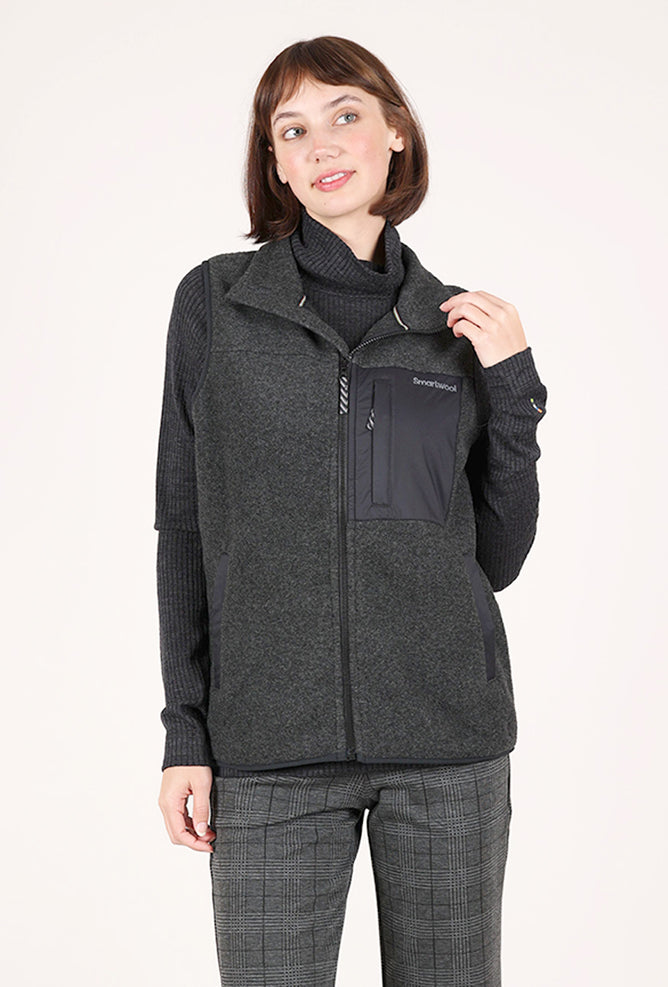 Smartwool Second Cut Fleece Vest, Black