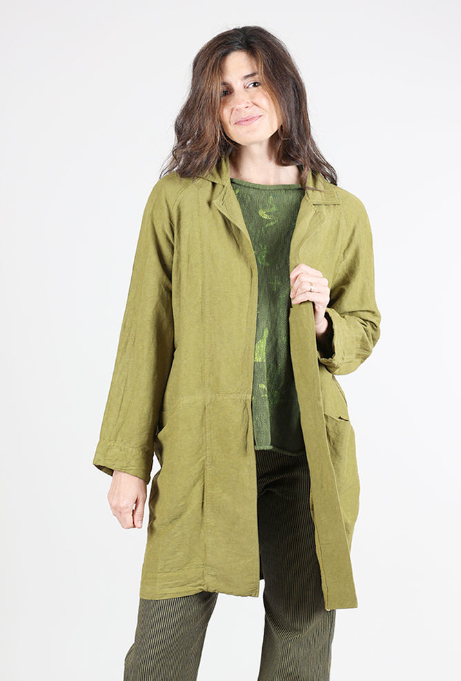 Silk Habitual Coat, Herb