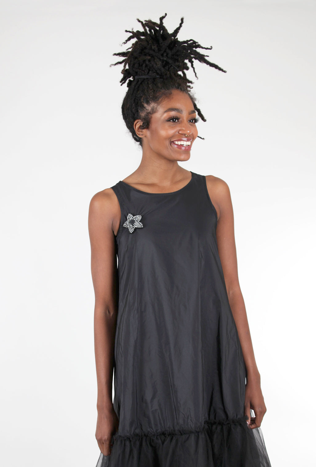 Pluslavie PLU Sparkle Button-On Patch, Star/Silver