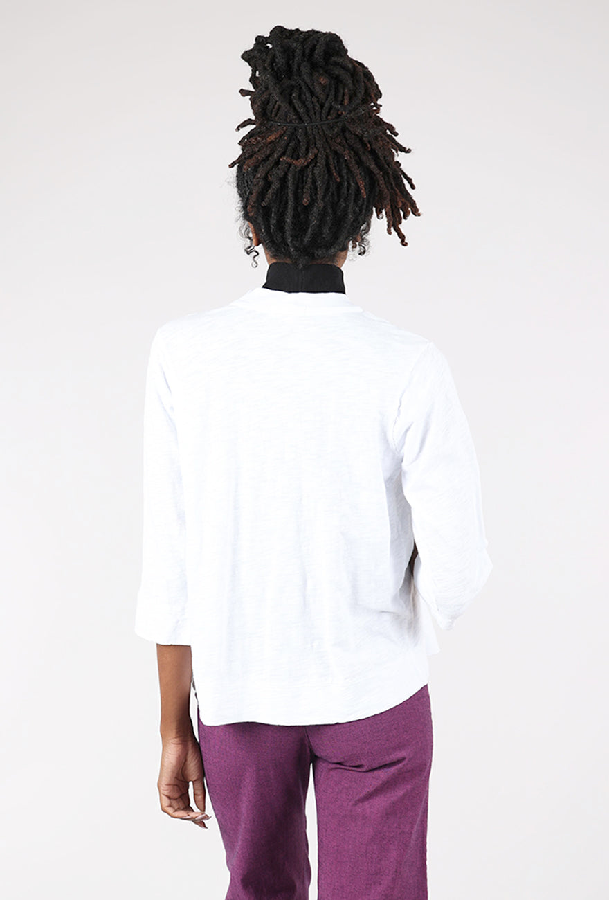 Mododoc Easy 3/4 Sleeve Cardie, White