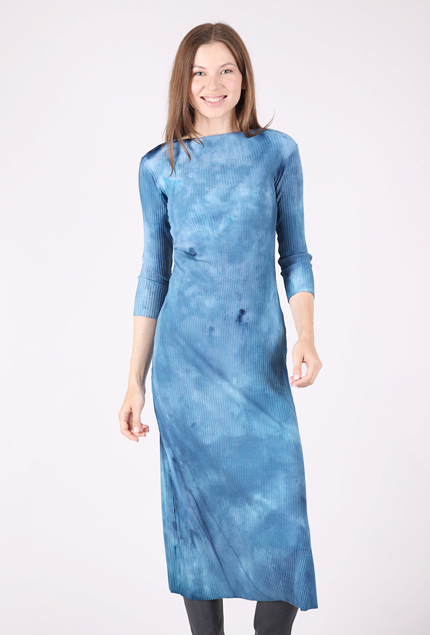 Heyne Bogut Maxi Pinch Dress, Ice Blue Evie Lou Heyne Bogut Maxi Pinch Dress, Ice Blue Evie Lou