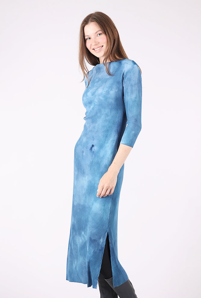 Heyne Bogut Maxi Pinch Dress, Ice Blue