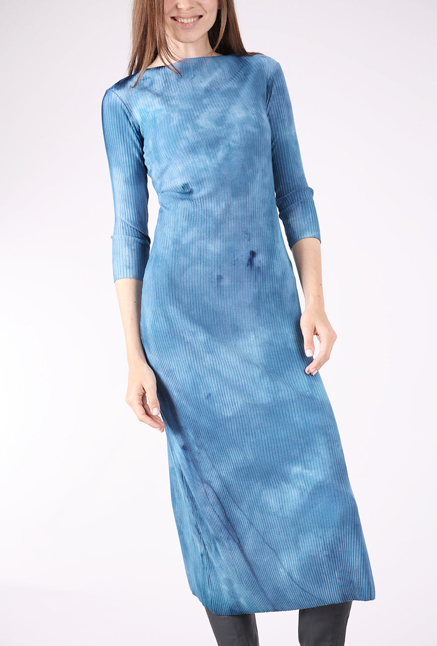 Heyne Bogut Maxi Pinch Dress, Ice Blue
