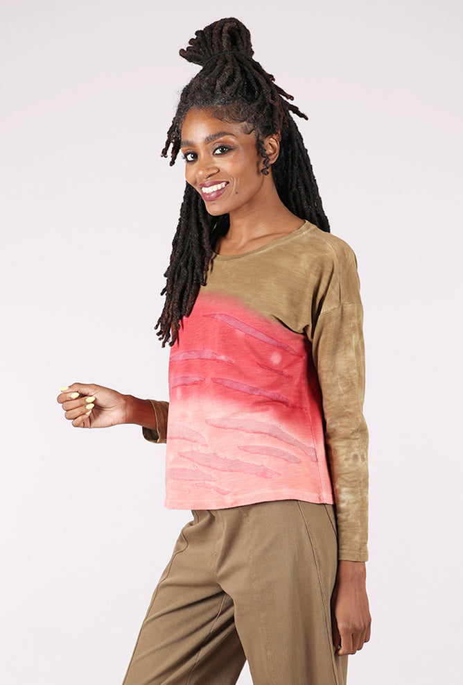 Escape by Habitat River Sunset Pullover, Rose