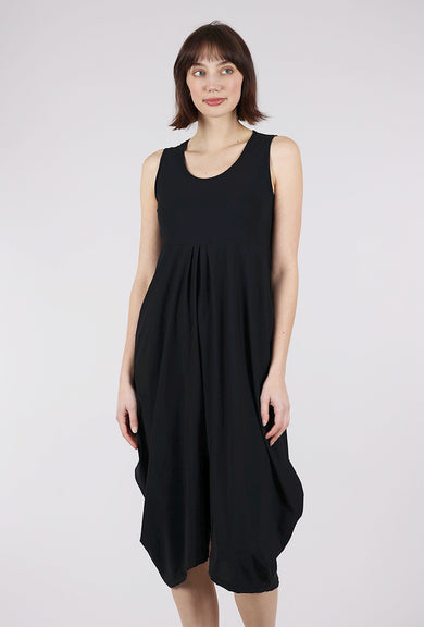 Porto Chorus Dress, Black