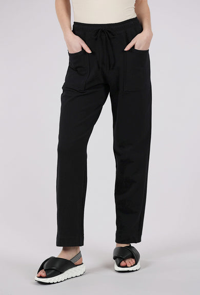 Planet French Terry Double Pocket Pant, Black