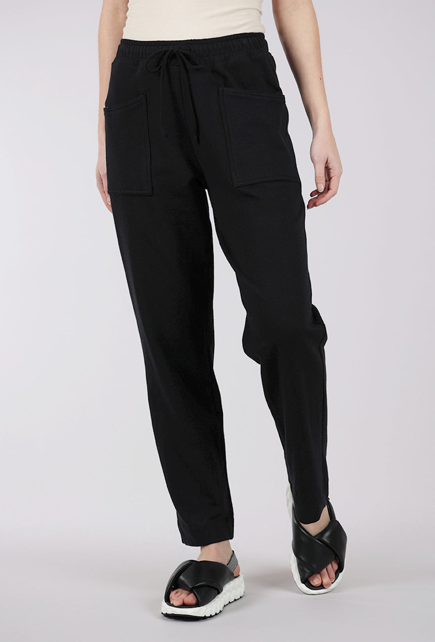Planet French Terry Double Pocket Pant, Black