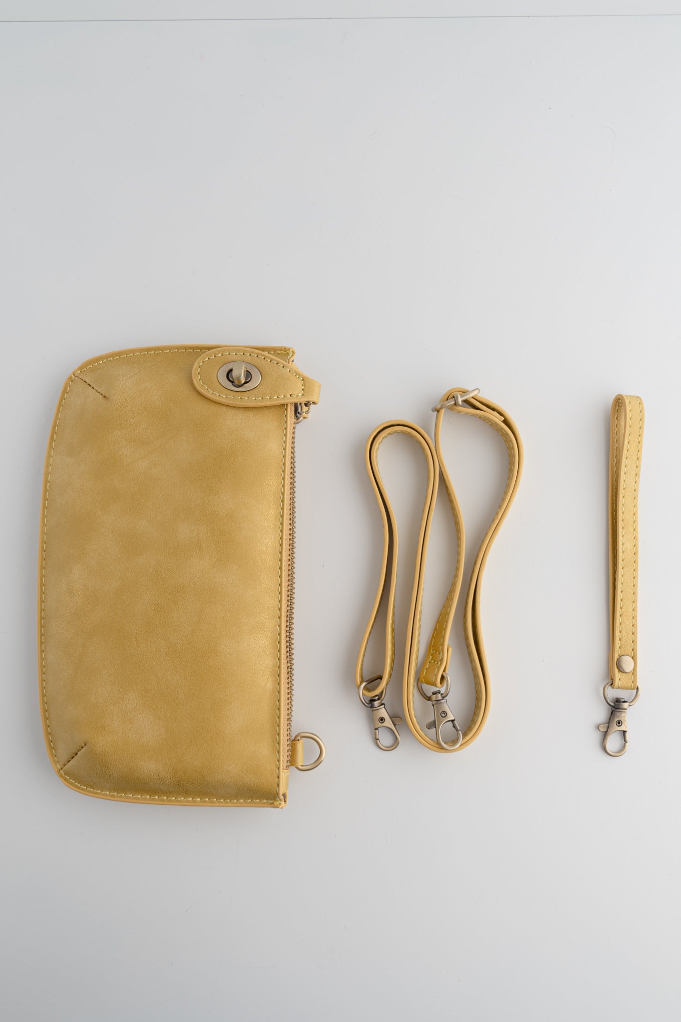 Joy Accessories Mini Crossbody Wristlet, Lemon Squeeze Luxe