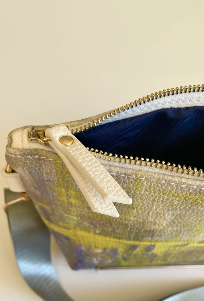 Delisch Crossbody Bag, Lemon/Pewter