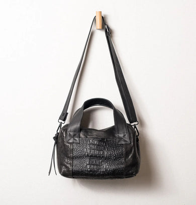 Daniella Lehavi Libi Small Satchel, Black Mix