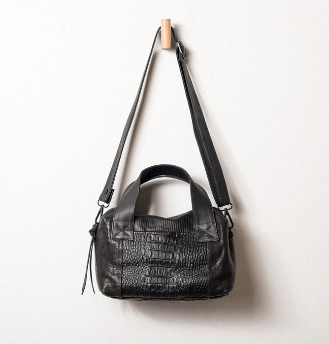 Daniella Lehavi Libi Small Satchel, Black Mix