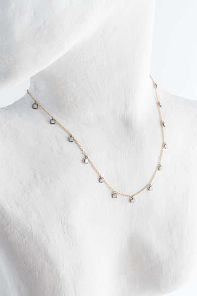 Martell Studio Ethiopian Opal Square Necklace