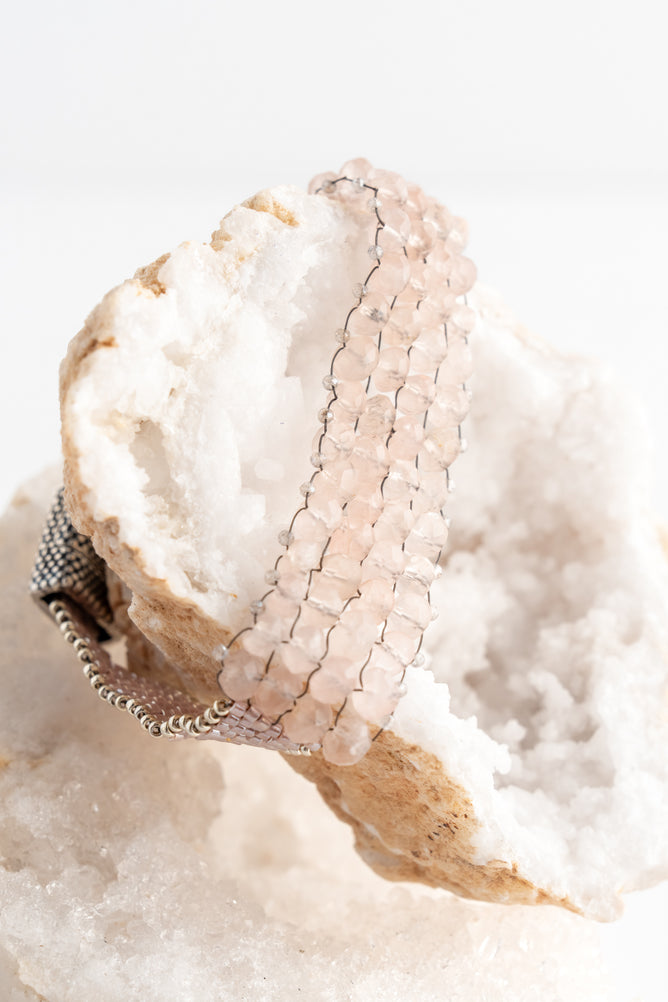 Martell Studio Rose Quartz Bracelet