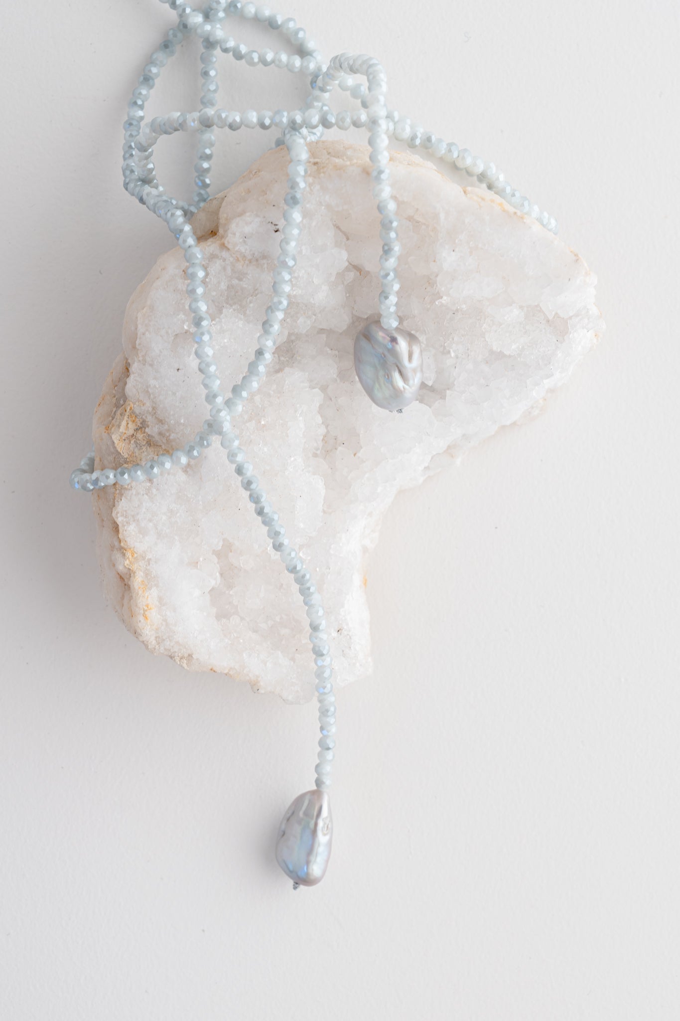 Mela Island Sky Pearl Necklace
