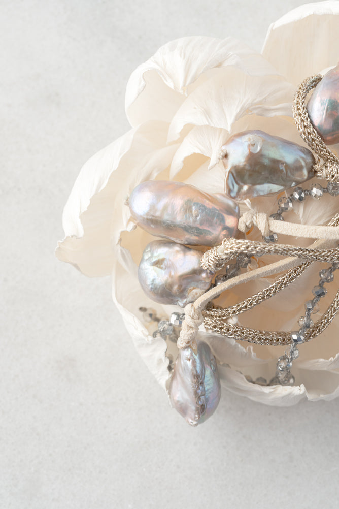 Mela Pearly Multi Mix Strand Necklace