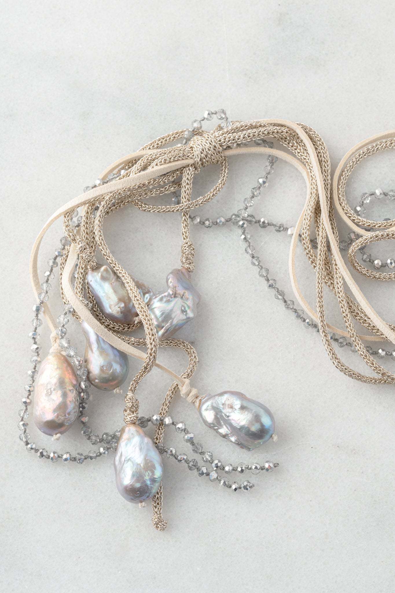 Mela Pearly Multi Mix Strand Necklace