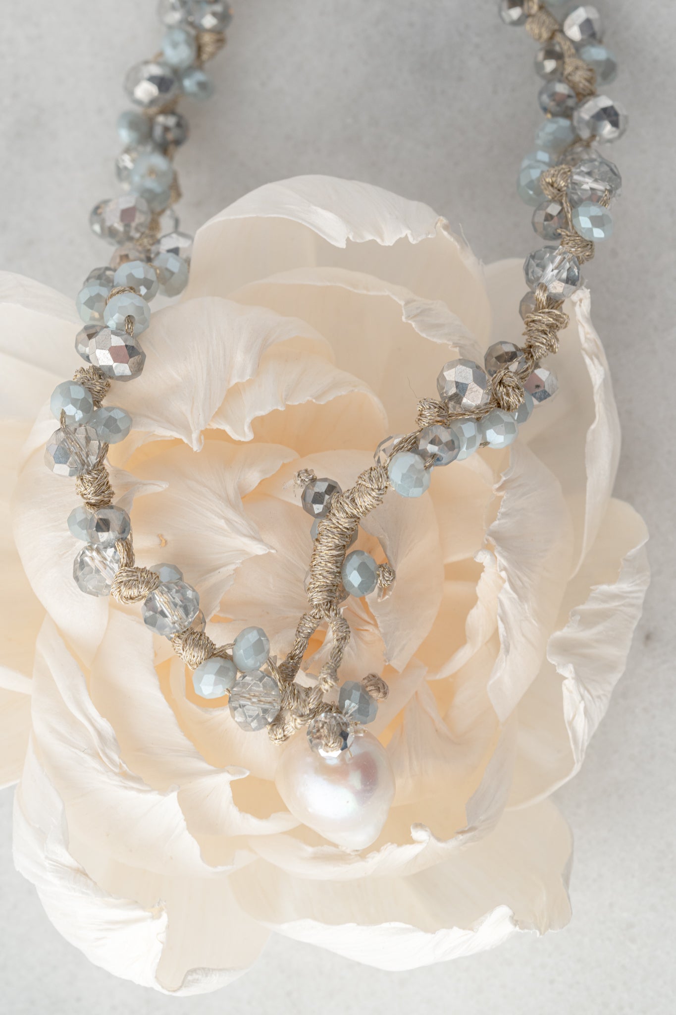 Mela Shimmery Cloud Necklace